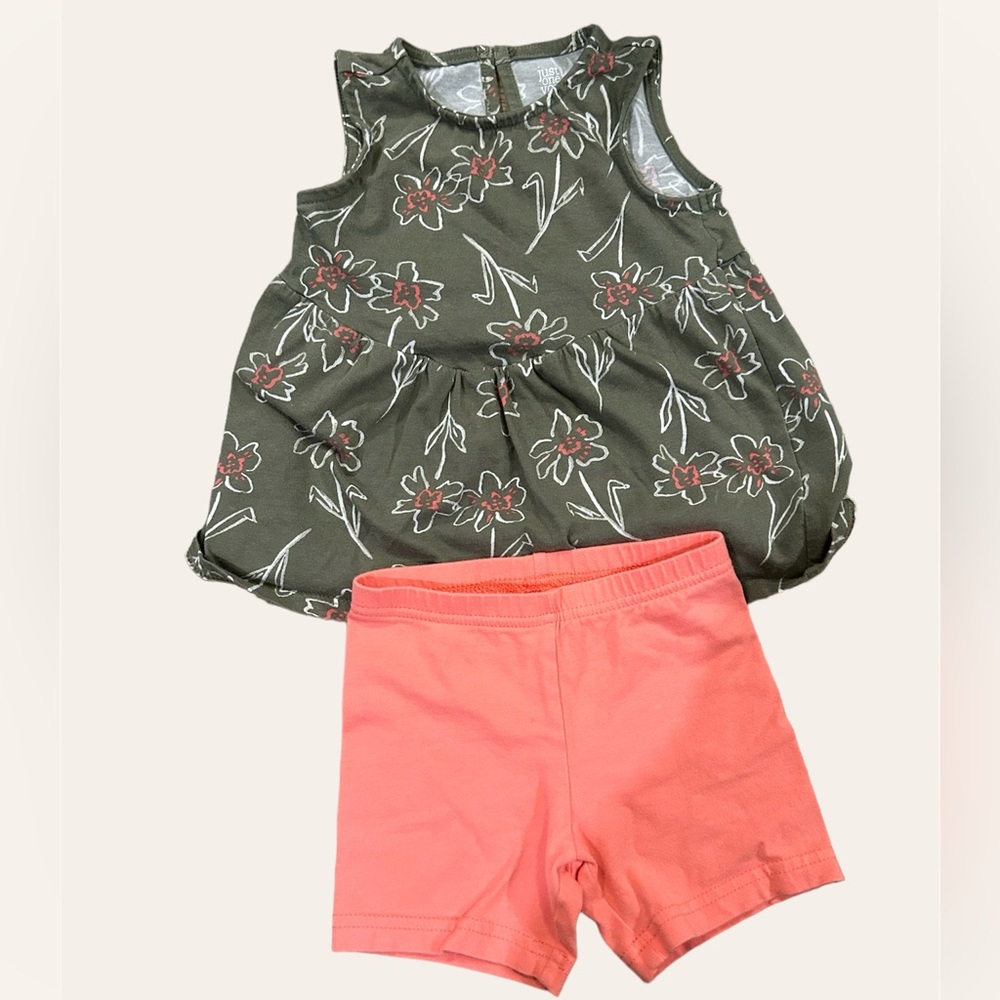 18m sleeveless shirt/short set